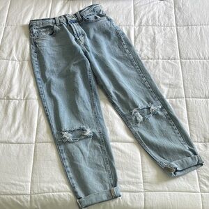 Wild Fable High-Rise Distressed Mom Jeans